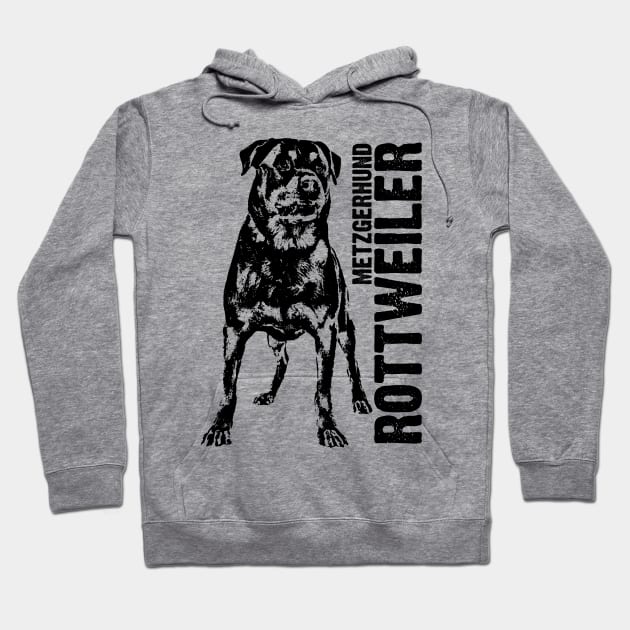 Rottweiler  - Metzgerhund Hoodie by Nartissima